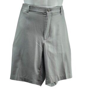 PRO TOUR Men's Golf Shorts Gray Polyester Stretch Pockets Belt Loops Size 42